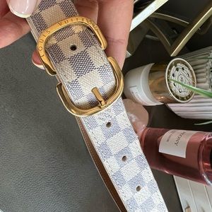 Louis Vuitton Mini 25MM Belt 85/34